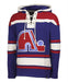 Quebec Nordiques NHL 47 Brand Men's Royal Blue Heavyweight Lacer Hoodie