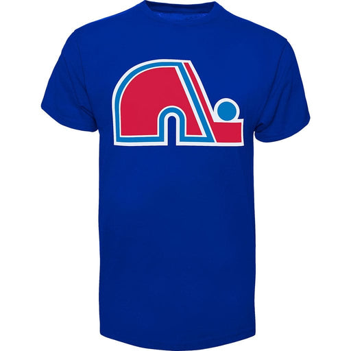 Quebec Nordiques NHL 47 Brand Men's Royal Blue Imprint Fan T-Shirt