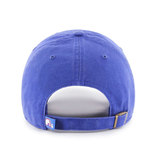 Quebec Nordiques NHL 47 Brand Men's Royal Blue Vintage Clean Up Adjustable Hat