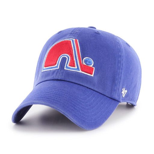 Quebec Nordiques NHL 47 Brand Men's Royal Blue Vintage Clean Up Adjustable Hat