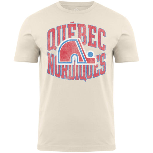 Quebec Nordiques NHL Bulletin Men's Beige The Natural T-Shirt