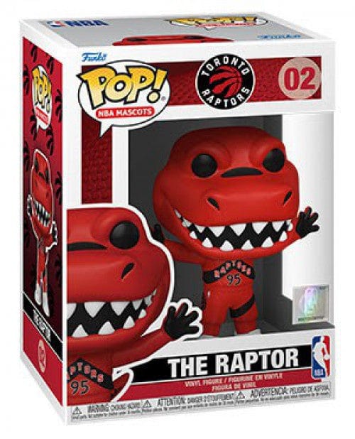 Raptor Toronto Raptors NBA Funko Red Uniform POP Mascot Vinyl Figure