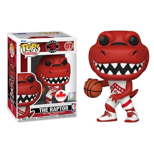 Raptor Toronto Raptors NBA Funko White Uniform POP Mascot Vinyl Figure