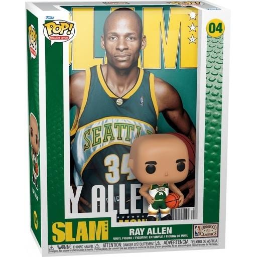 Ray Allen Seattle Supersonics NBA Funko Slam Cover POP Vinyl Figure