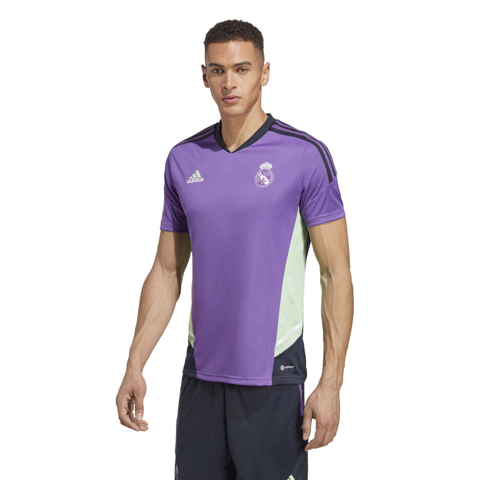 Real Madrid La Liga Adidas Men's Purple Condivo 22 Training Jersey