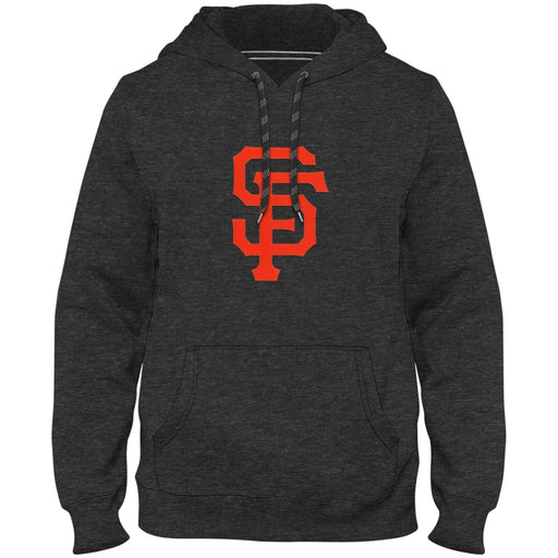 San Francisco Giants MLB Bulletin Men's Charcoal Express Twill Logo Hoodie