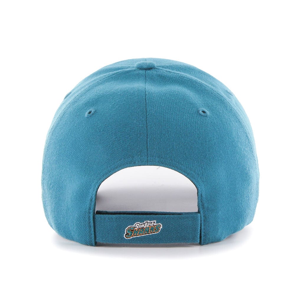 San Jose Sharks NHL 47 Brand Men's Teal MVP Adjustable Hat