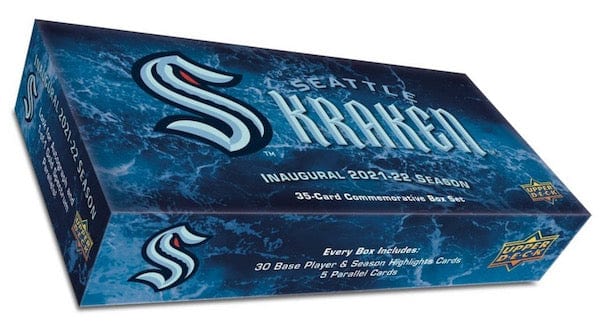 Seattle Kraken NHL Upper Deck 2021-2022 Inaugural Season Box Set