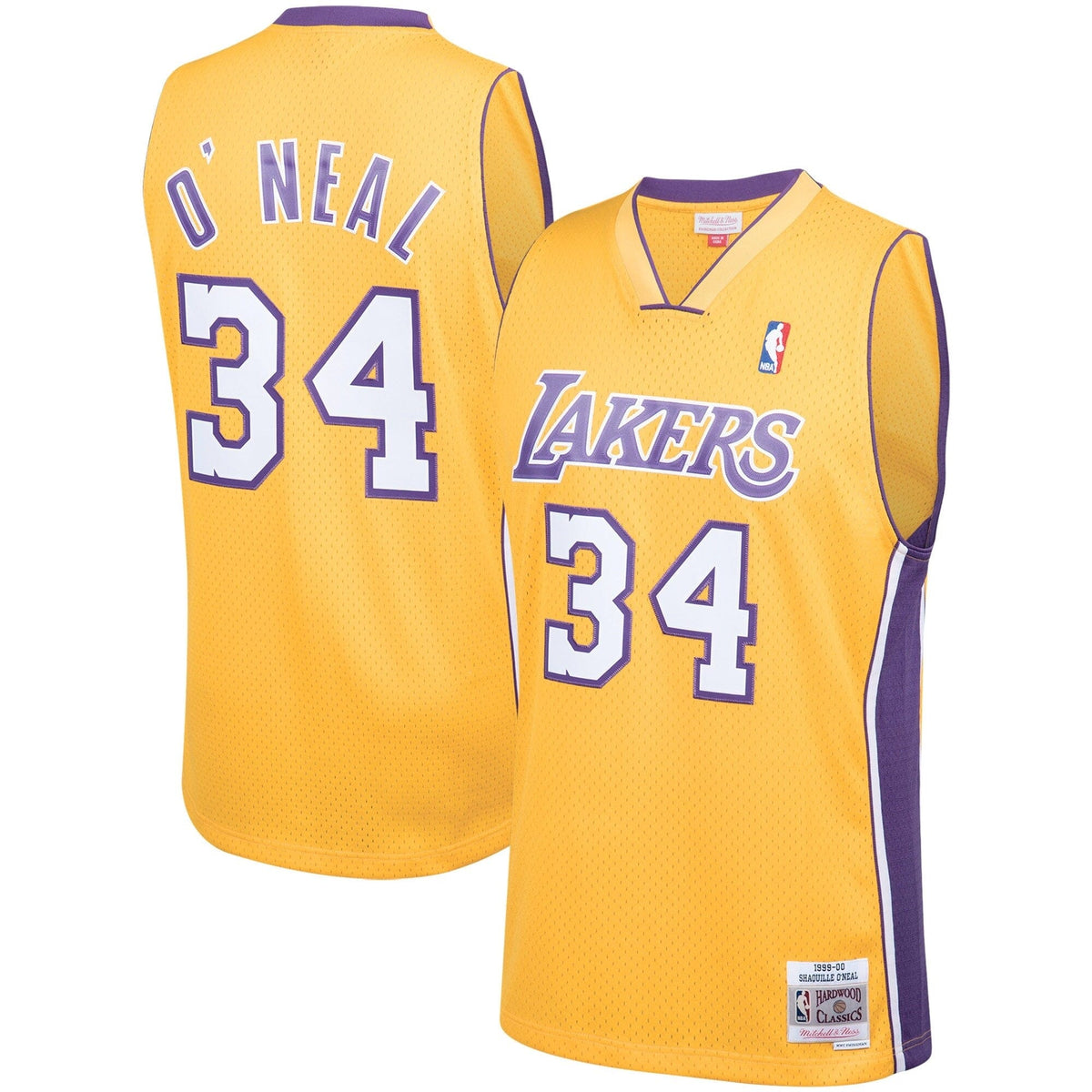 Mitchell & Ness Men's Los Angeles Lakers Magic Johnson Swingman Jersey Gold M