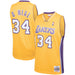 Shaquille O'Neal Los Angeles Lakers NBA Mitchell & Ness Men's Golden 1999-2000 Hardwood Classics Swingman Jersey