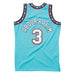 Shareef Abdur-Rahim Vancouver Grizzlies NBA Mitchell & Ness Men's Turquoise 1996-97 Hardwood Classics Swingman Jersey