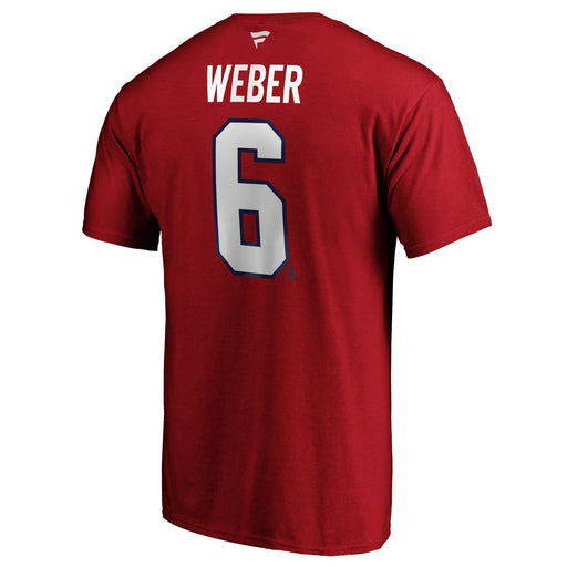 Shea Weber Montreal Canadiens NHL Fanatics Branded Men's Red Authentic T-Shirt