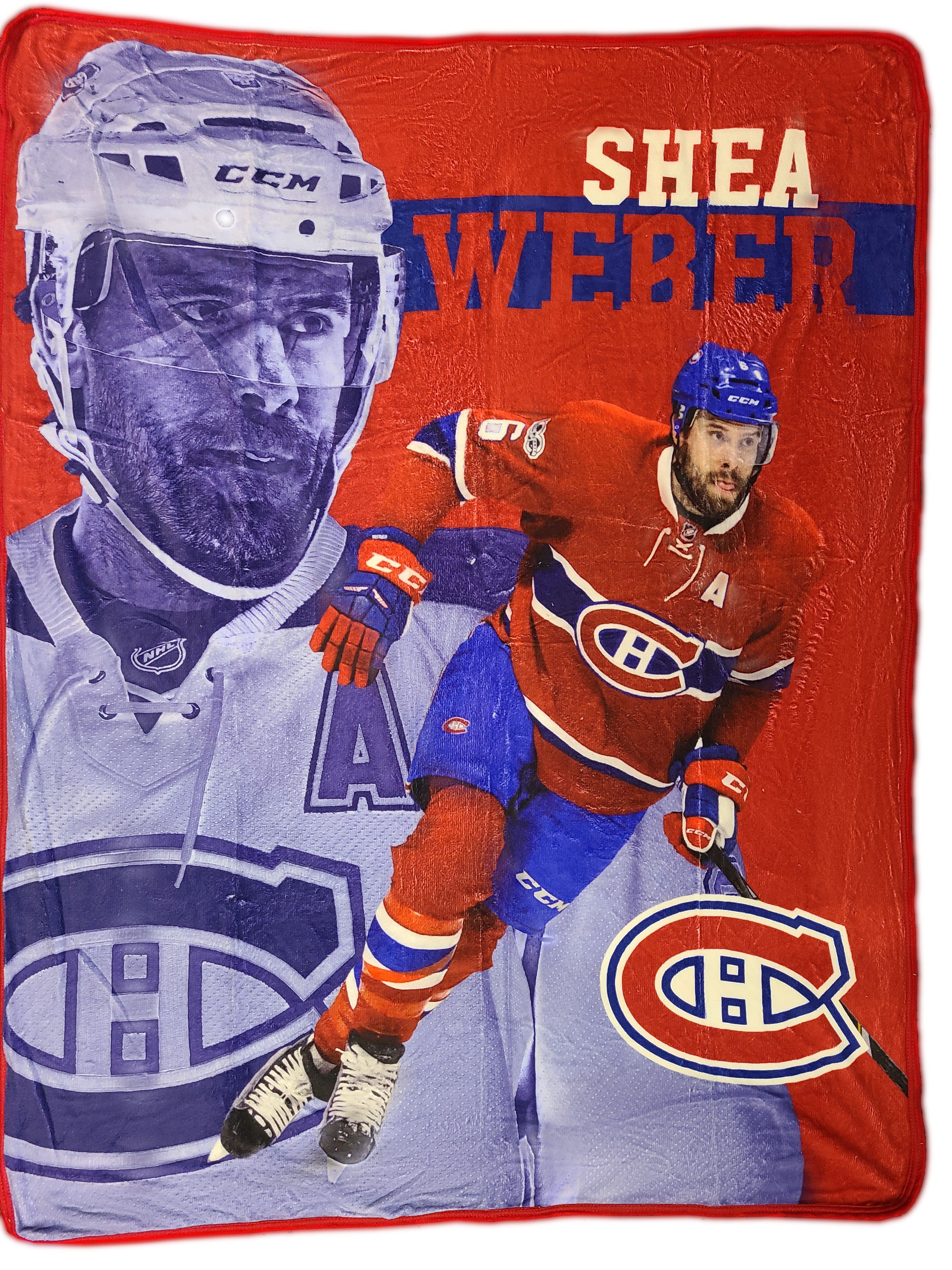 Shea Weber Montreal Canadiens NHL Plush Throw Blanket