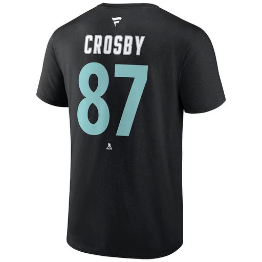 Sidney Crosby Pittsburgh Penguins NHL Fanatics Branded Men's Black 2023 NHL All Star Game Authentic T-Shirt