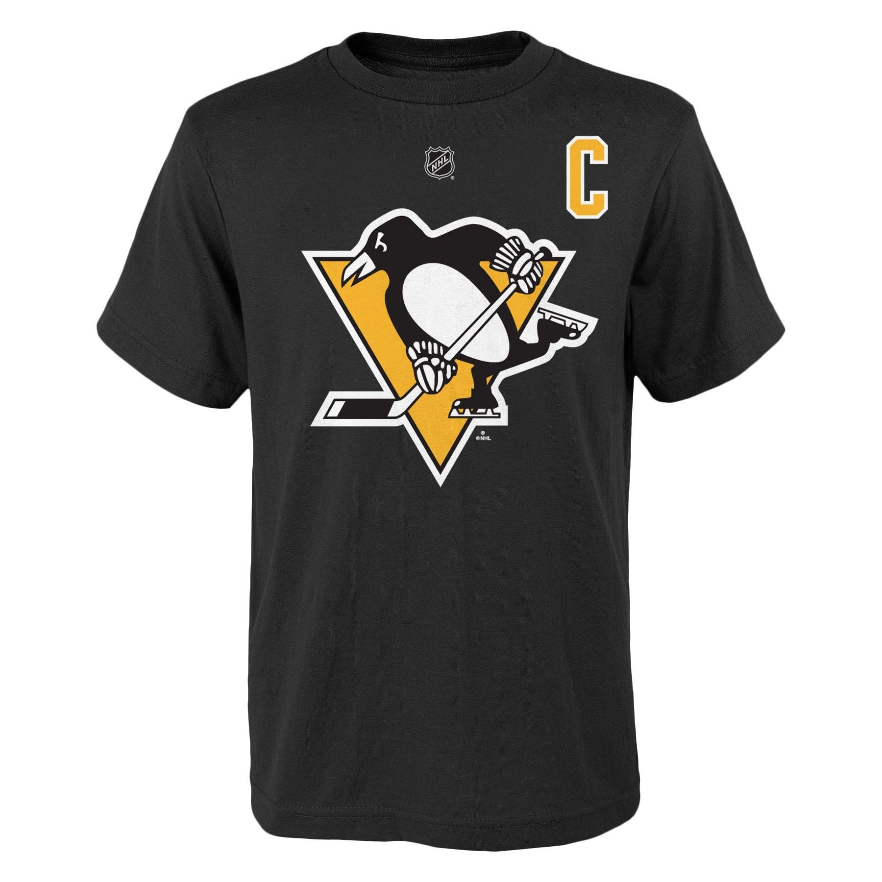 Sidney Crosby Pittsburgh Penguins NHL Outerstuff Youth Black T-Shirt