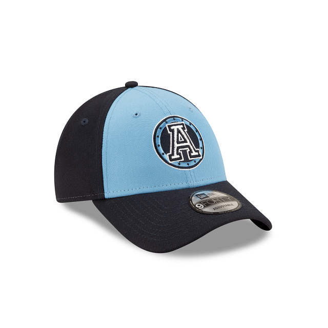 Toronto Argonauts CFL New Era Men's Light Blue/Navy 9Forty Alternate Snapback