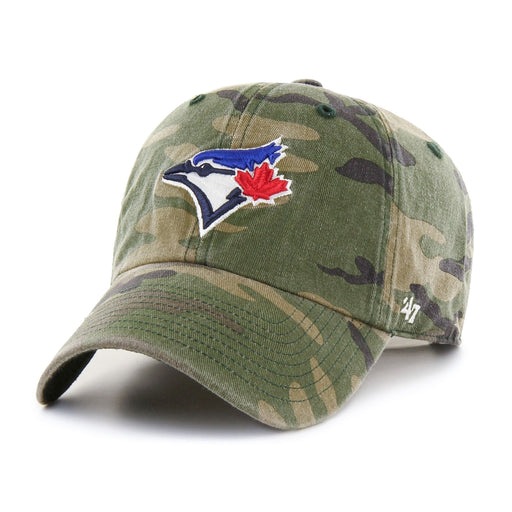 Toronto Blue Jays MLB 47 Brand Men's Camo Clean Up Adjustable Hat