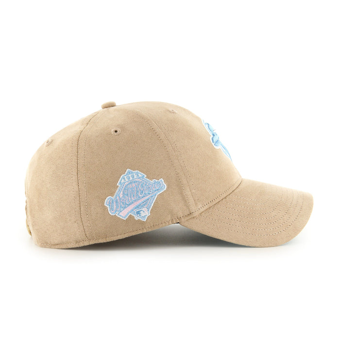 Toronto Blue Jays MLB 47 Brand Men's Khaki Ultra Suede MVP Adjustable Hat