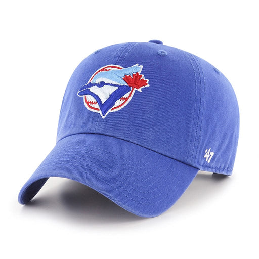 Toronto Blue Jays MLB 47 Brand Men's Royal Blue Cooperstown Vintage Logo Clean Up Adjustable Hat