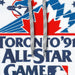 Toronto Blue Jays MLB Bulletin Men's Athletic Grey 1991 All Star Game Express Twill Logo Hoodie