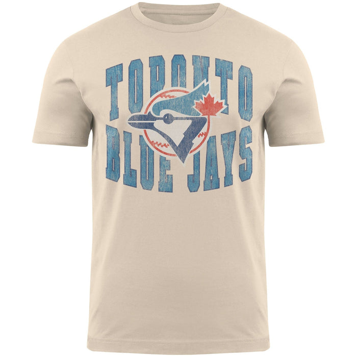 Bulletin MLB Men's Toronto Blue Jays Natural logo T-Shirt