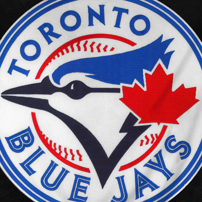 Toronto Blue Jays MLB Bulletin Men's Black Express Twill Logo Hoodie