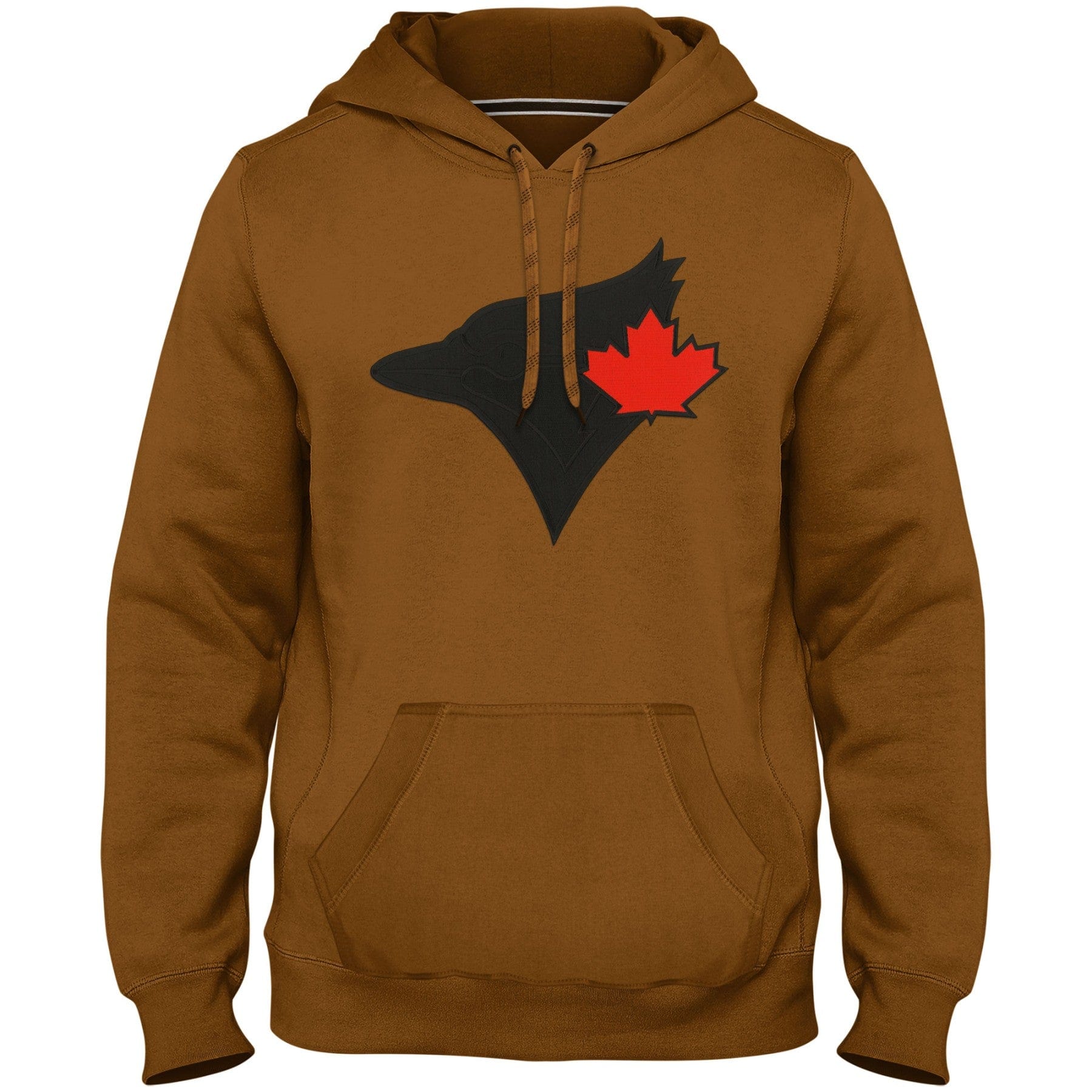 Toronto Blue Jays MLB Bulletin Men's Dune Express Twill Red Leaf Birdhead Logo Hoodie