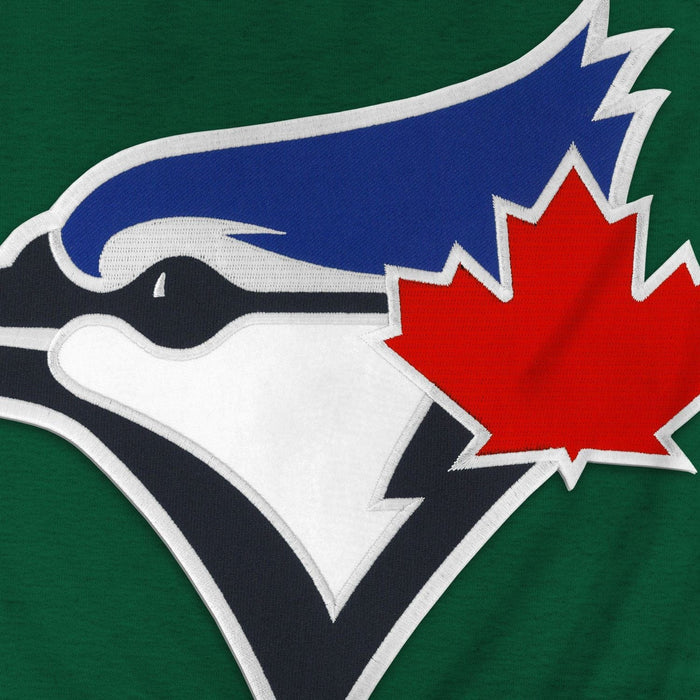 Toronto Blue Jays MLB Bulletin Men's Green Express Twill Birdhead Logo Hoodie
