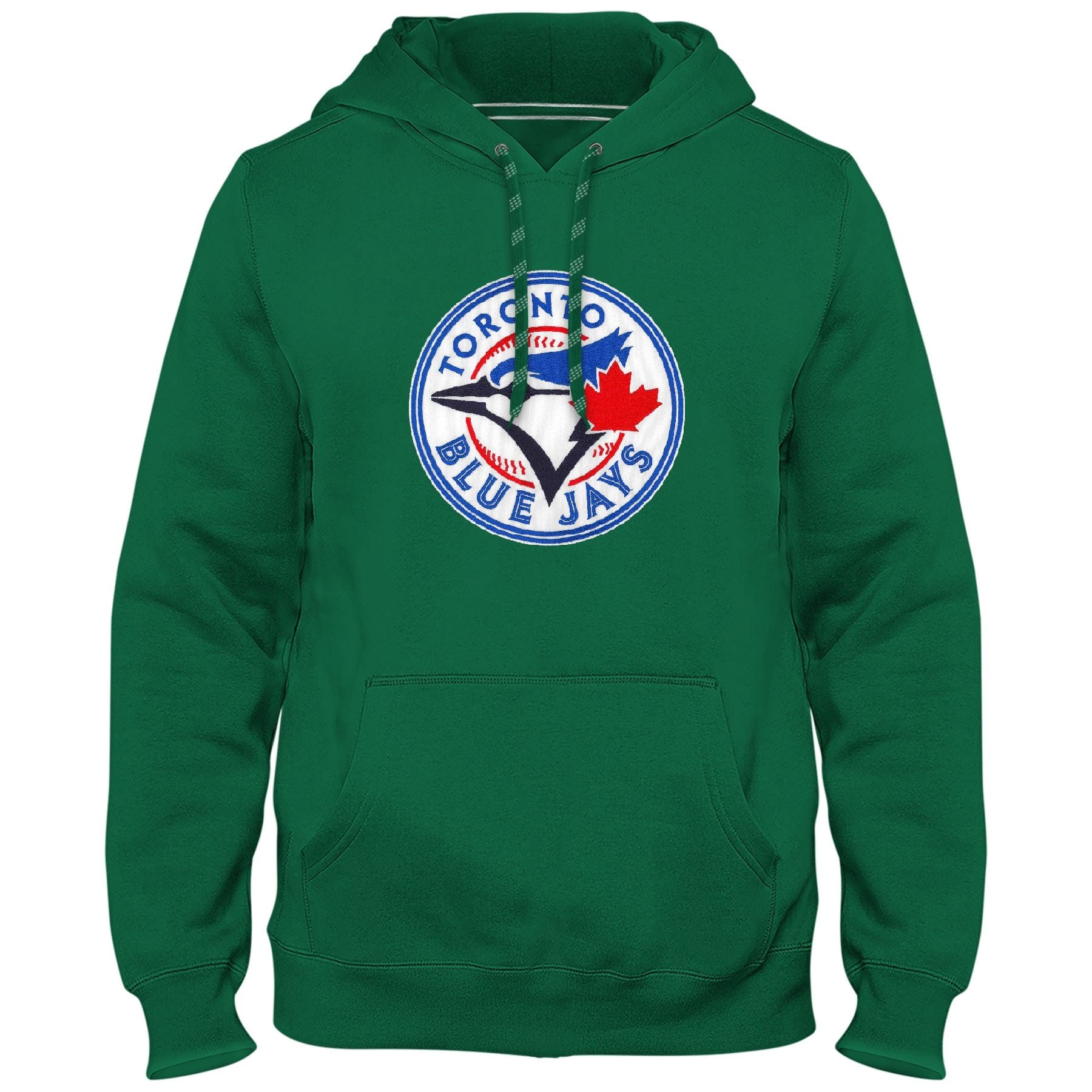 Toronto Blue Jays MLB Bulletin Men's Green Express Twill Logo Hoodie