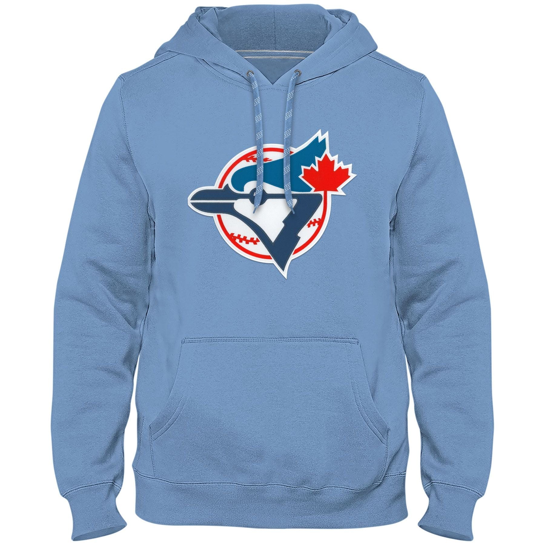 Toronto Blue Jays MLB Bulletin Men's Light Blue Express Cooperstown Twill Logo Hoodie