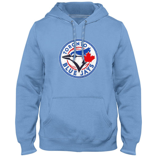 Toronto Blue Jays MLB Bulletin Men's Light Blue Express Twill Logo Hoodie