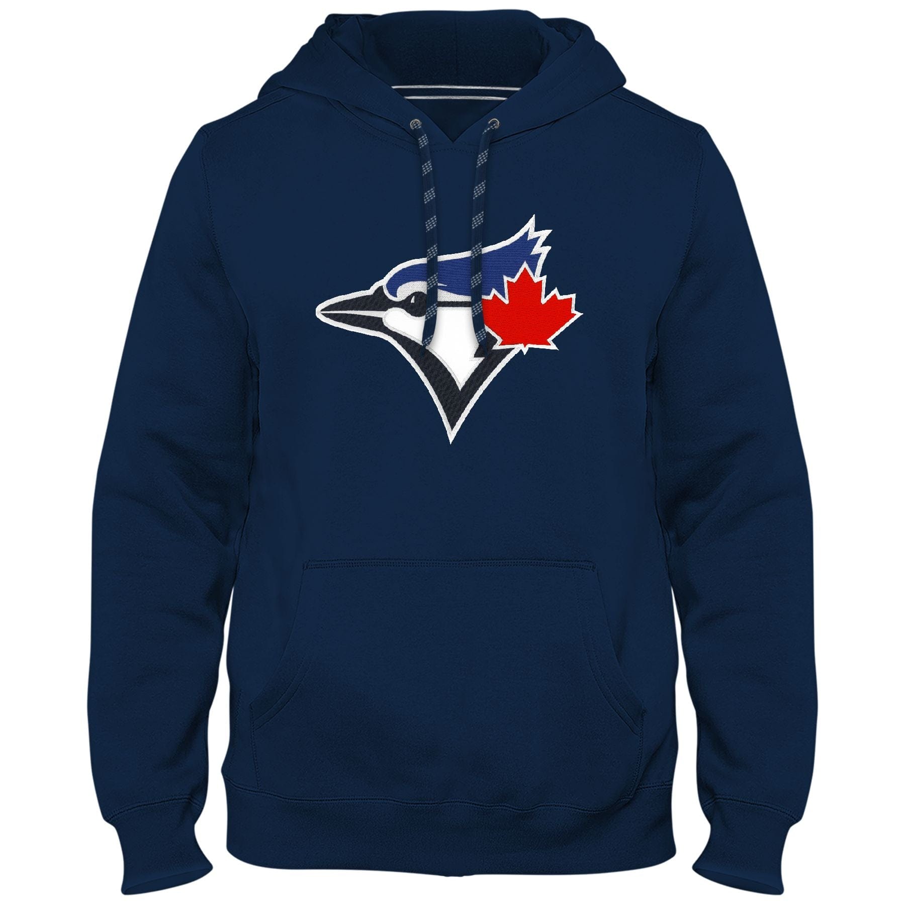 Toronto Blue Jays MLB Bulletin Men's Navy Express Twill Birdhead Logo Hoodie