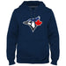 Toronto Blue Jays MLB Bulletin Men's Navy Express Twill Birdhead Logo Hoodie
