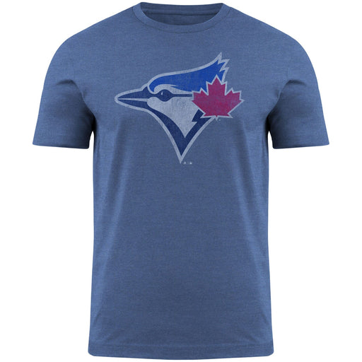 Toronto Blue Jays MLB Bulletin Men's Royal Blue Distressed Primary Logo T-Shirt