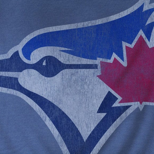 Toronto Blue Jays MLB Bulletin Men's Royal Blue Distressed Primary Logo T-Shirt