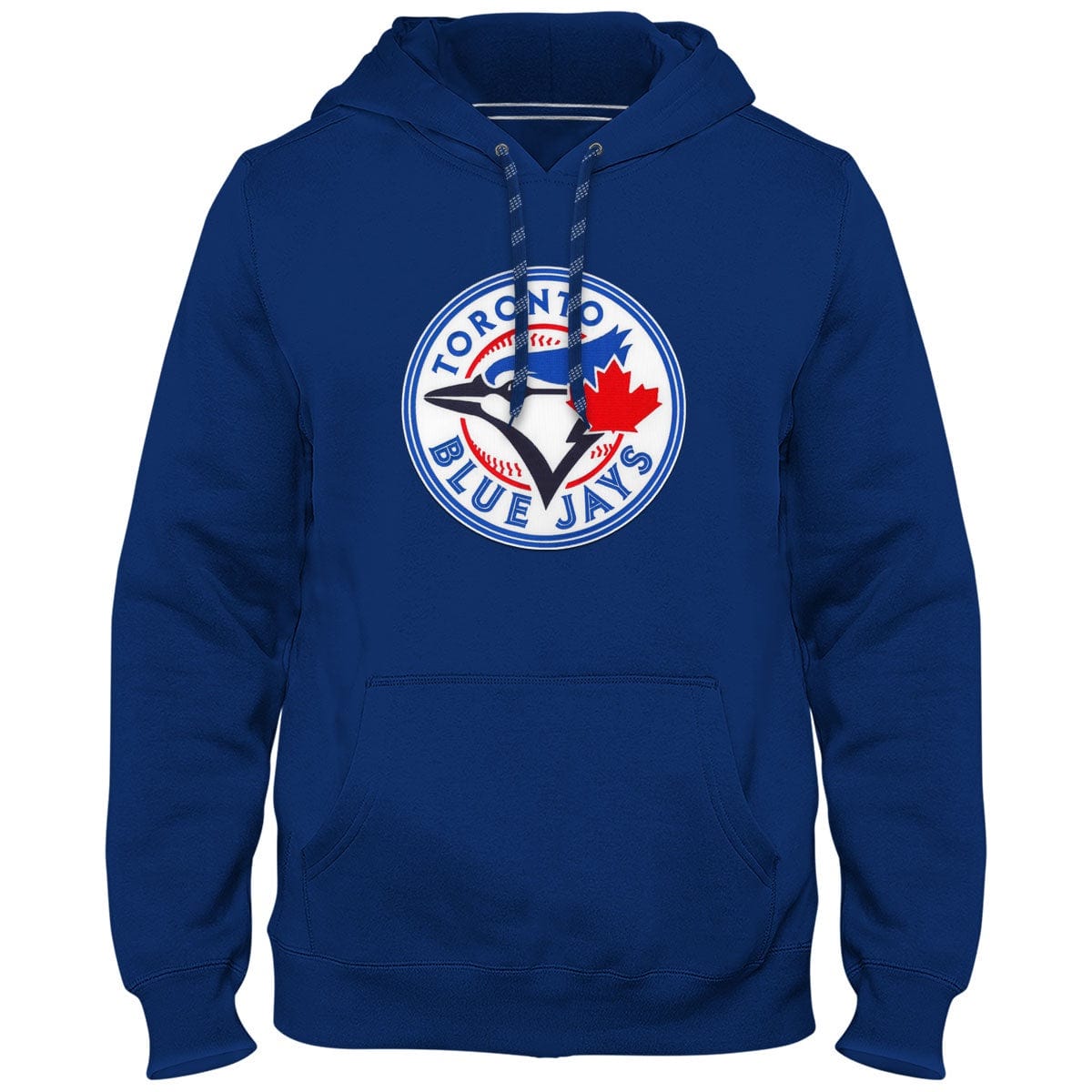 Toronto Blue Jays MLB Bulletin Men's Royal Blue Express Twill Logo Hoodie