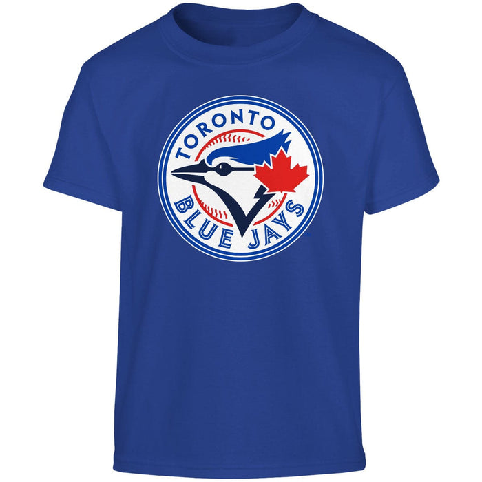 Toronto Blue Jays MLB Bulletin Youth Royal Blue Basic Logo T-Shirt —