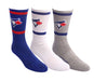Toronto Blue Jays MLB Gertex Men's 3 Pack Half Terry Socks