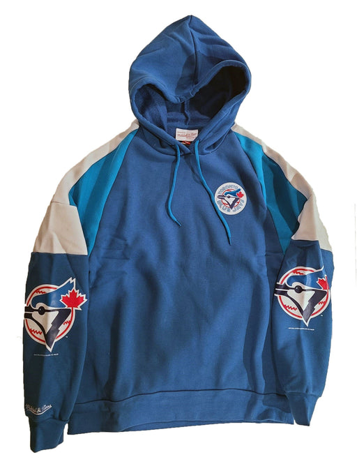 Toronto Blue Jays MLB Mitchell & Ness Men's Royal Blue Instant Replay Pullover Hoodie