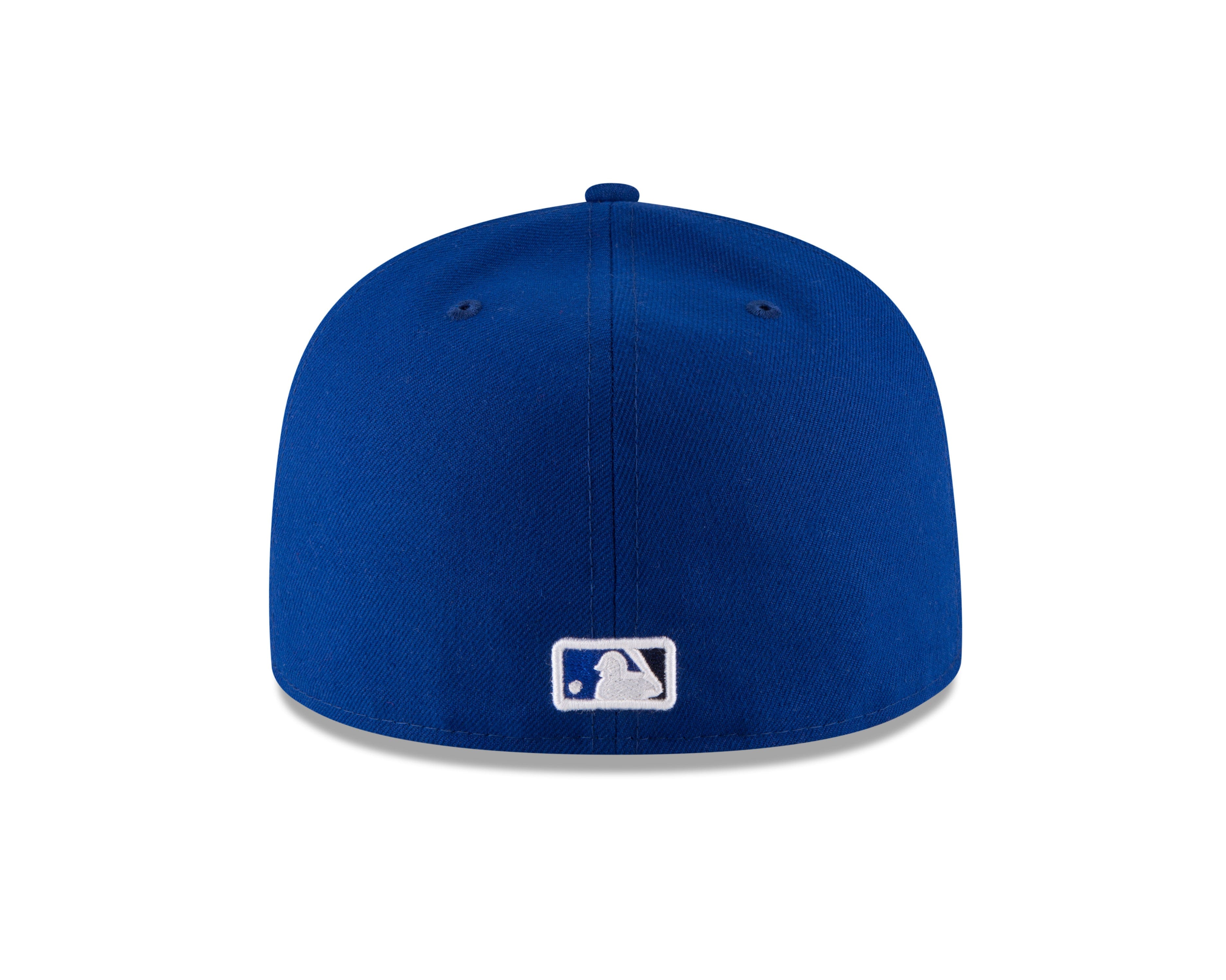 Toronto Blue Jays MLB New Era Men's White/Royal Blue 59Fifty Authentic Collection Fitted Hat