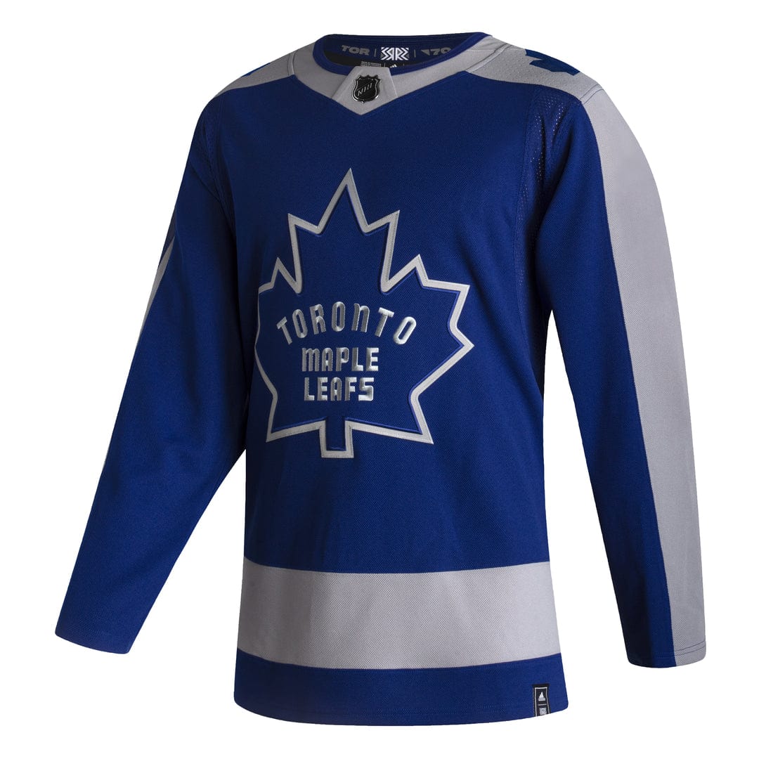 Toronto Maple Leafs NHL Adidas Men's Royal Blue Adizero 2020/21 Reverse Retro Authentic Pro Jersey