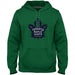 Toronto Maple Leafs NHL Bulletin Men's Green Express Twill Blue Logo Hoodie