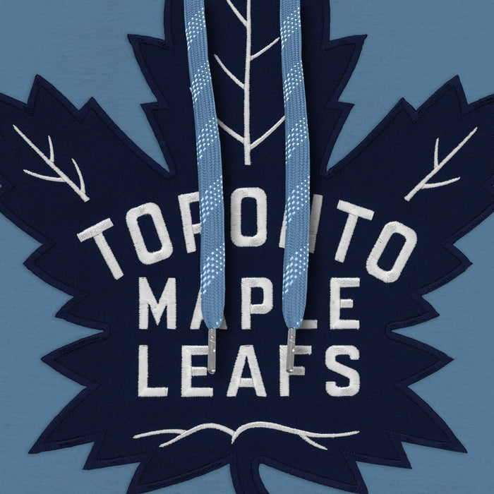 Toronto Maple Leafs NHL Bulletin Men's Light Blue Express Twill Blue Logo Hoodie