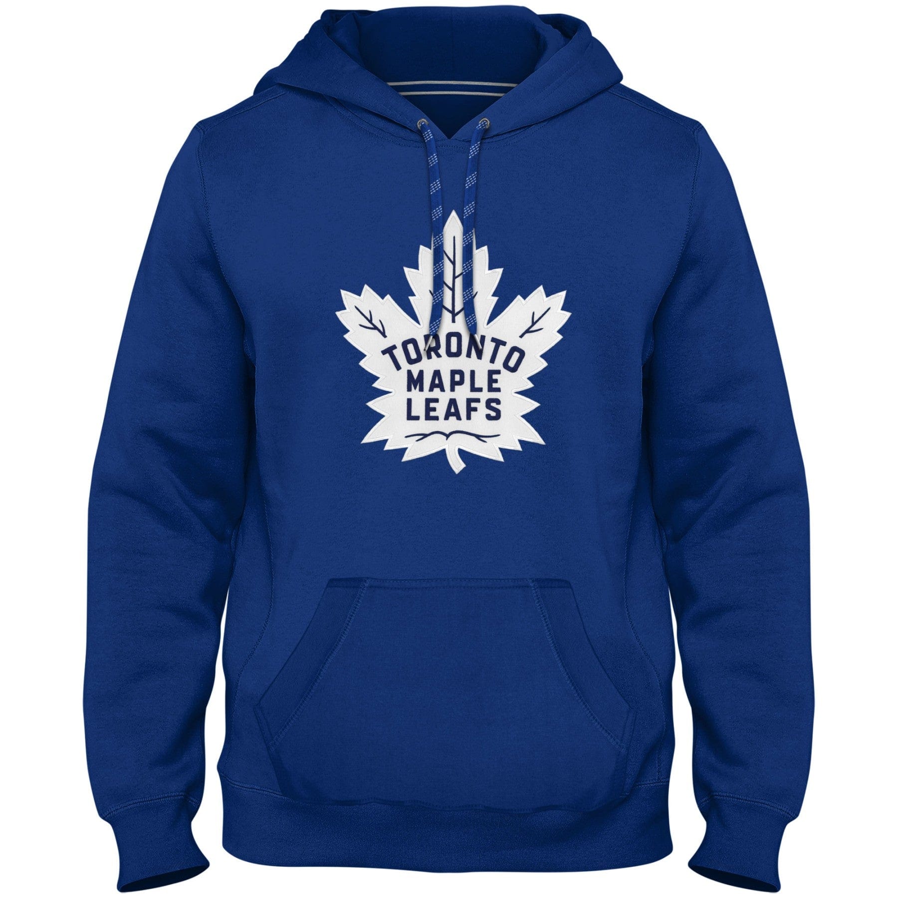 Toronto Maple Leafs NHL Bulletin Men's Royal Blue Express Twill Logo Hoodie