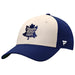 Toronto Maple Leafs NHL Fanatics Branded Men's Blue/Tan True Classics Structured Adjustable Hat