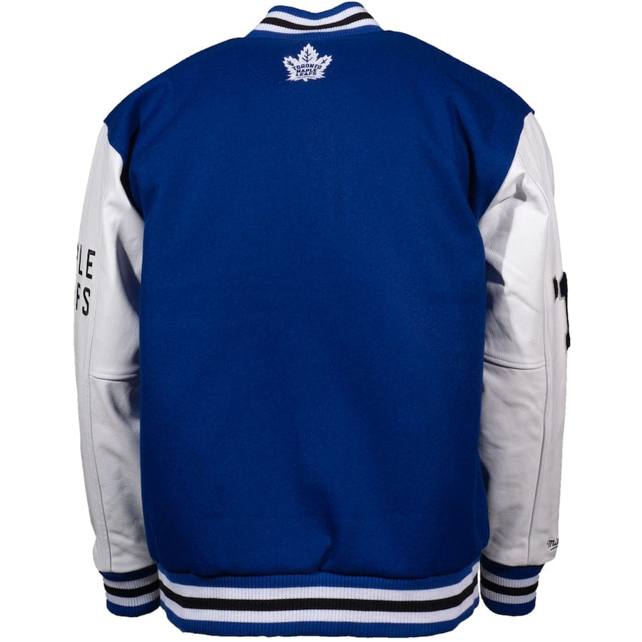 Toronto Maple Leafs NHL Mitchell & Ness Men’s Blue/White Varsity Jacket