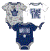 Toronto Maple Leafs NHL Outerstuff Infant Game Time 3 Piece Creeper Set