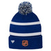 Toronto Maples Leafs NHL Fanatics Branded Youth Blue Special Edition 2.0 Beanie Cuff Pom Knit Hat