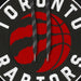 Toronto Raptors NBA Bulletin Men's Black Express Twill Logo Hoodie