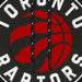Toronto Raptors NBA Bulletin Men's Black Melange Express Twill Logo Hoodie